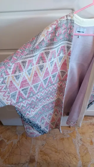 Chaqueta étnica multicolor talla única