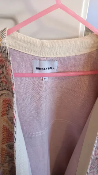 Chaqueta étnica multicolor talla única