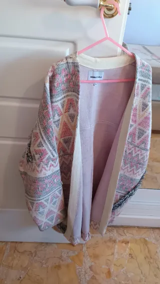 Chaqueta étnica multicolor talla única