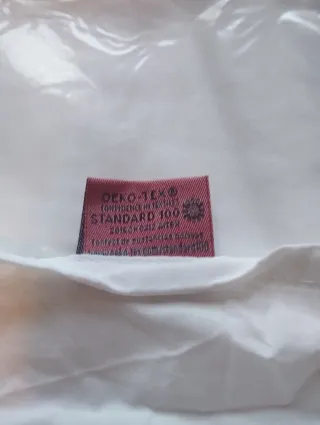 Sábana encimera blanca King Size