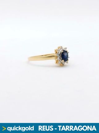 035-01-00767 ANILLO ORO 18K CON DIAMANTES T13