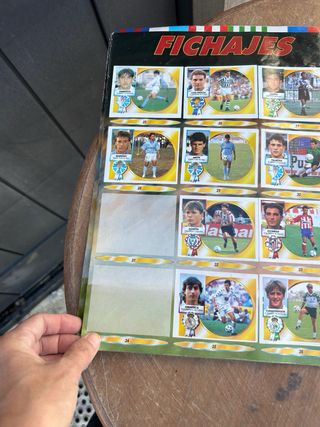 Álbum cromos Liga Fútbol 94-95