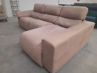 Sofá Chaiselongue Eléctrico Relax Beige