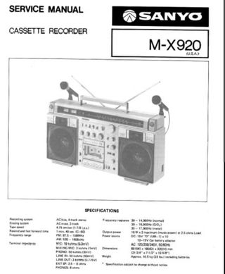 Micrófono Sanyo IMP 5002 HM