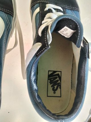 Zapatillas Vans Old Skool Negras y Azules