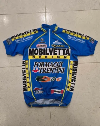 Maillot ciclismo original vintage Mobilvetta