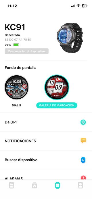 Smartwatch con GPS doble banda y 10AT waterproof