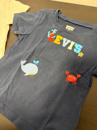 Lote 2 Camisetas Levis 12m