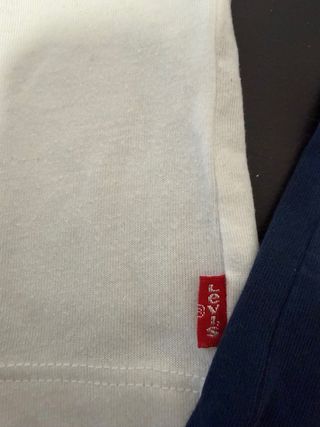 Lote 2 Camisetas Levis 12m