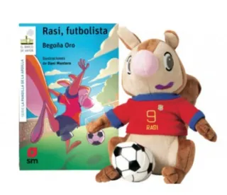 Peluche Rasi la Ardilla Futbolista