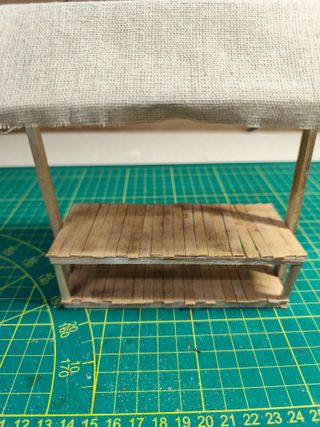 Postazione per Presepe in Legno e Tela