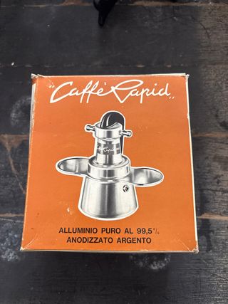 Antigua Cafetera de coleccion italiana rapid nueva