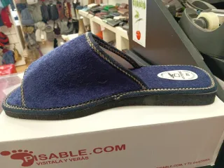 Zapatillas de estar por casa azules talla 45