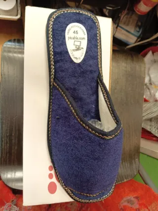 Zapatillas de estar por casa azules talla 45