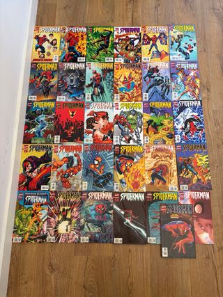 Colección completa Spiderman Forum + extras Marvel
