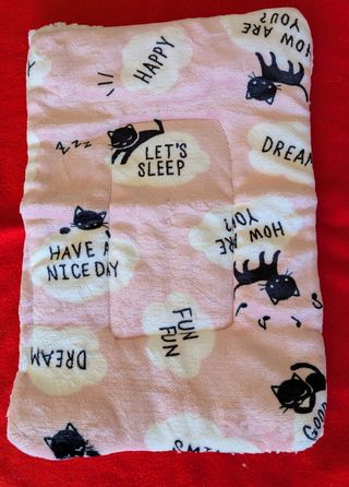 Lote gato: manta suave + bolsa + regalo