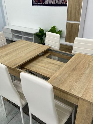 BARATAS MESAS MADERA EXTENSIBLE NUEVA *685*038*326