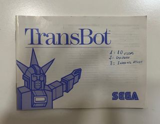 TransBot Master System Sega