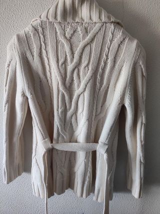 Chaqueta de punto cable