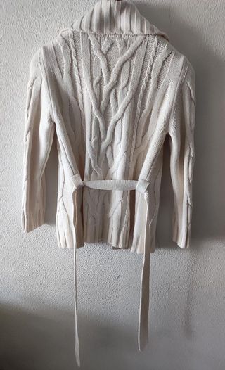 Chaqueta de punto cable