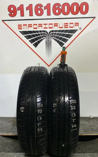 155 70 13 T CONTINENTAL RUEDA AL 90% VIDA UTIL