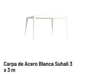 Carpa de Acero Blanca 3x3 nueva sin estrenar