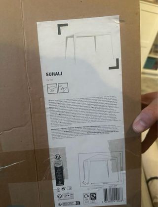 Carpa de Acero Blanca 3x3 nueva sin estrenar