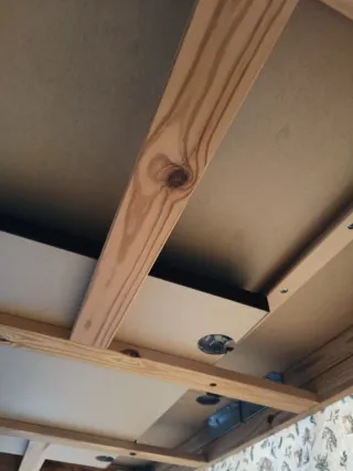 Mesa comedor Ikea madera oscura