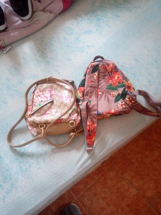 Lote 2 Mochilas Mujer Florales