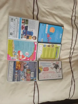 Lote 6 DVDs Infantiles y Familiares