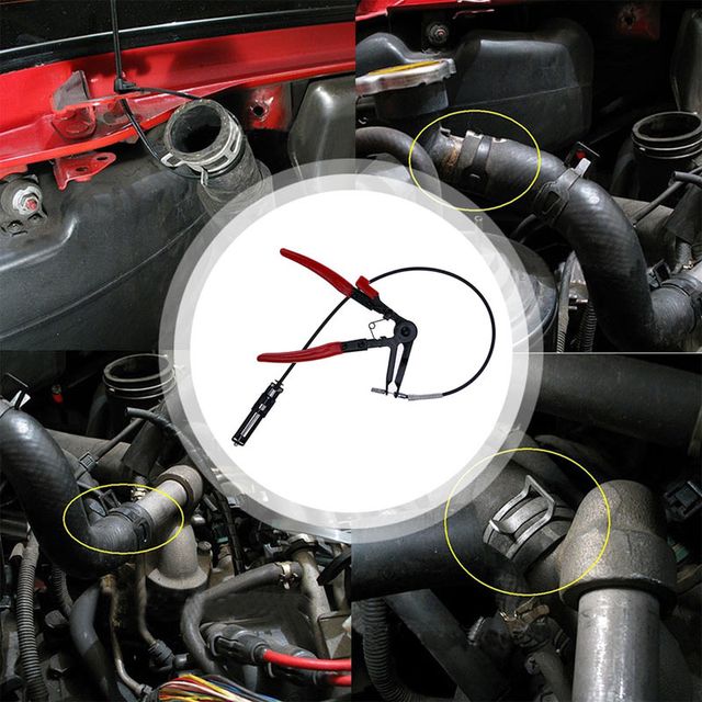 Alicates para abrazaderas elásticas con cable