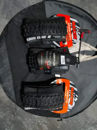 Maxxis Minion DHR II y Dissector-Hutchison Griffus
