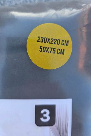 Funda nórdica gris tela. Totalmente nueva estrenar