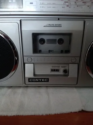 Radio Cassette CONTEC M8080 Plata