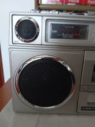 Radio Cassette CONTEC M8080 Plata