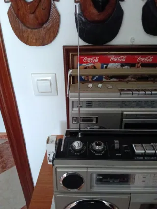 Radio Cassette CONTEC M8080 Plata