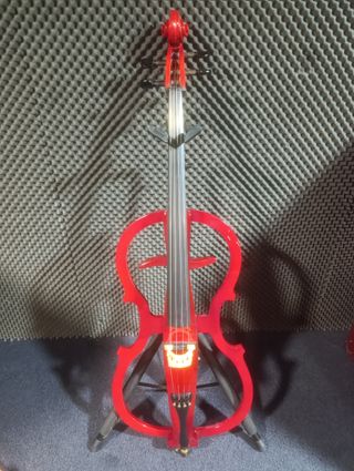 Violonchelo Electrónico Harley Benton 4/4 Rojo