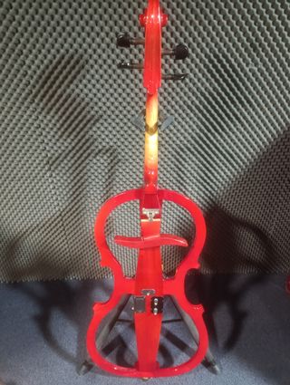 Violonchelo Electrónico Harley Benton 4/4 Rojo