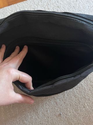 Bandolera Benzi Nylon Negra Hombre