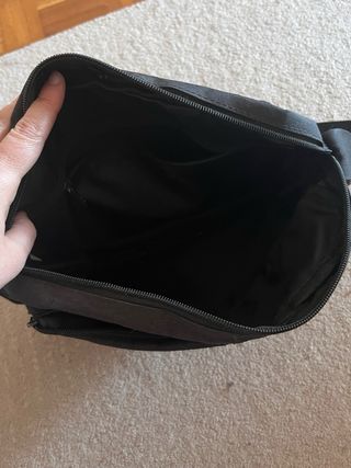 Bandolera Benzi Nylon Negra Hombre