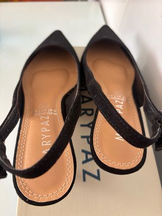Zapatos de salón Marypaz negros talla 37