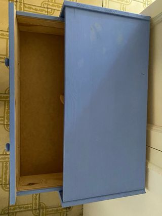 Cajonera de pino Ikea azul