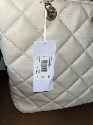 Bolso Guess Beige Acolchado Nuevo