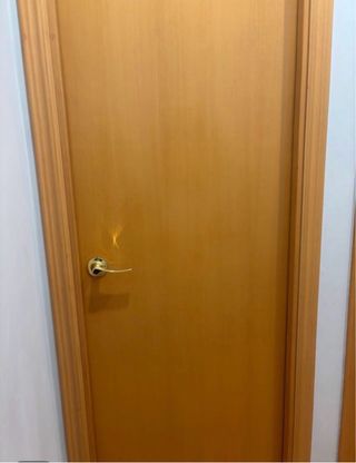 Puerta interior de madera