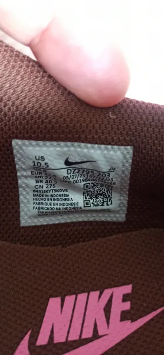 Nike Cortez Marrón y Rosa t.42.5