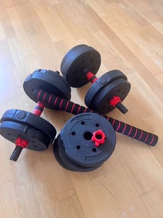 Mancuernas Ajustables Set Pesas Gimnasio