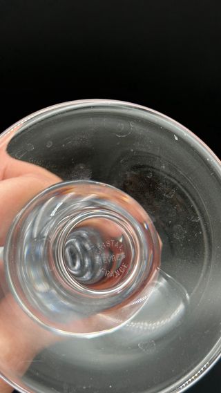 Candeliere cristallo Sevres vintage elegante 20cm