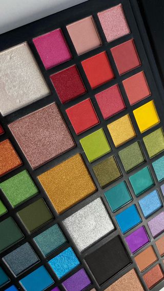 Paleta de sombras de ojos multicolor
