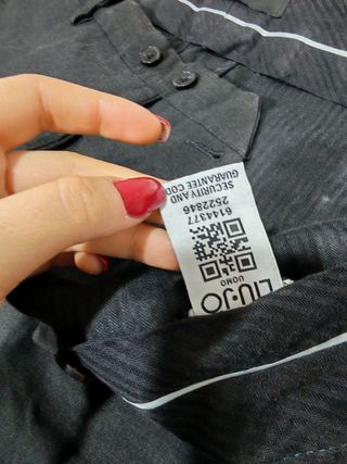 Pantaloni Liu Jo Lana Uomo Grigio Scuro IT 50