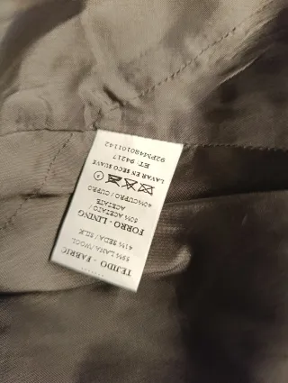 Falda Purificación García azul/gris